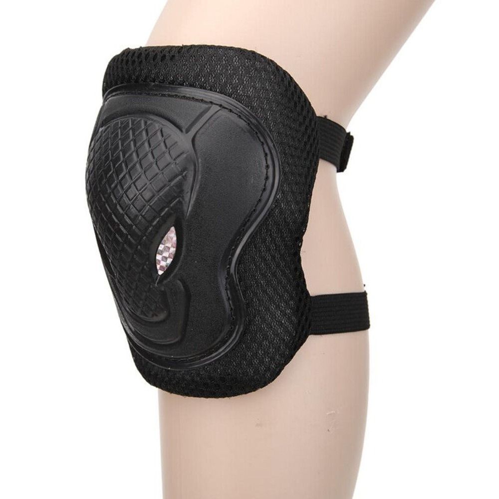 Mountain Biking Elbow Pads - 6-teiliges 6-in-1-Set Knieschoner, Handgelenkschützer, Fahrrad-Schutzpolster, Ellbogenschützer,