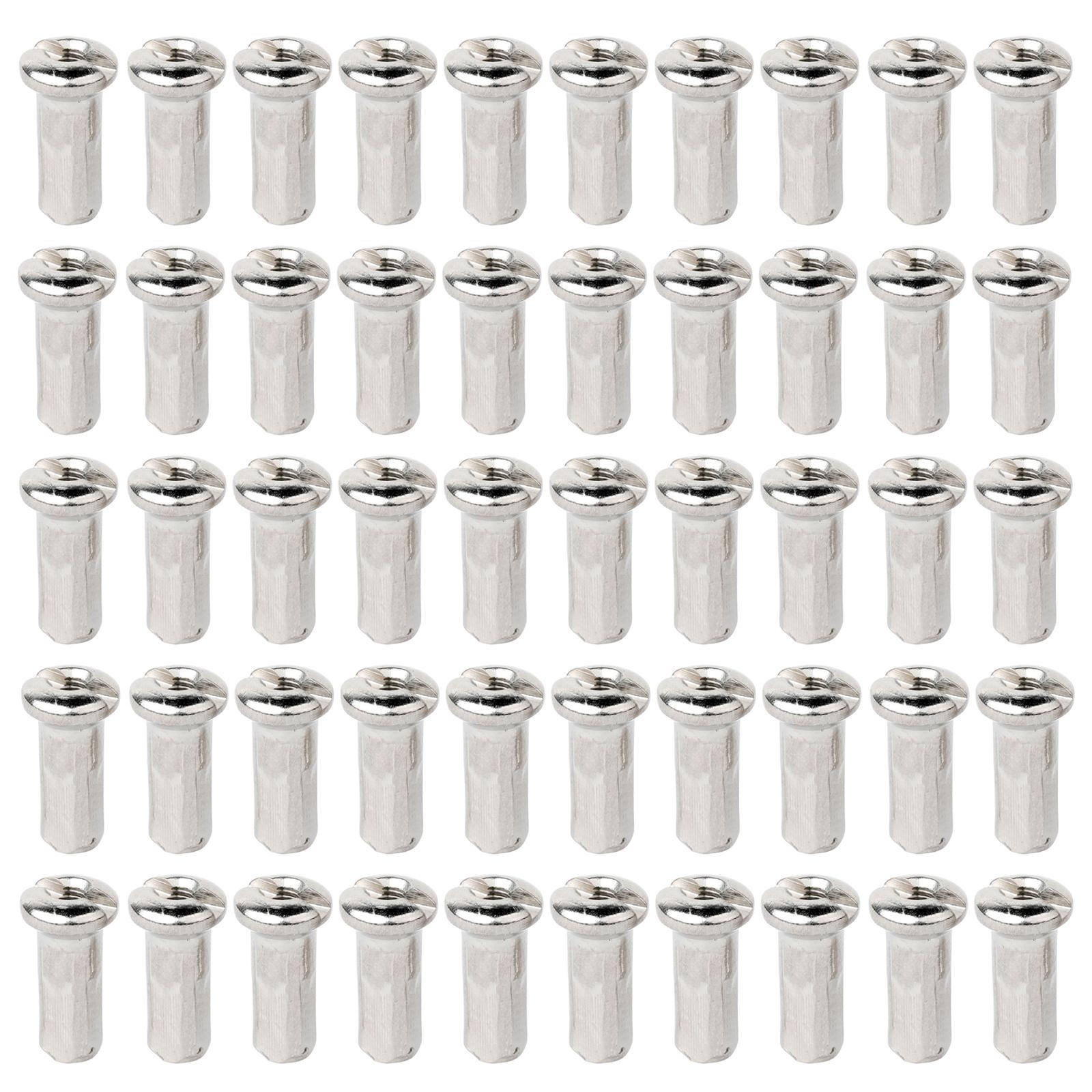 Spoke Nipple Brass - Messing-Speichenkappen Fahrradkappen Felgenschutz Wartungsset für Mountainbike-Modifikation
