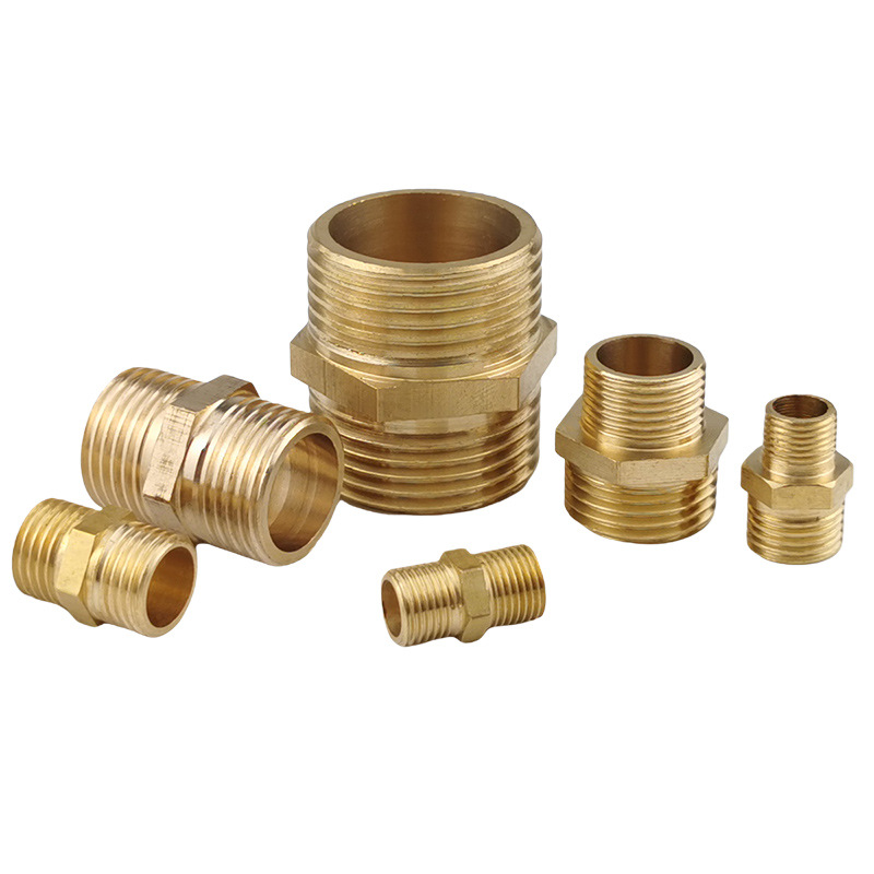 Spoke Nipple Brass - Messingrohr-Sechskantnippel-Fitting, Schnellkupplungsadapter, 1/8 1/4 3/8 1/2